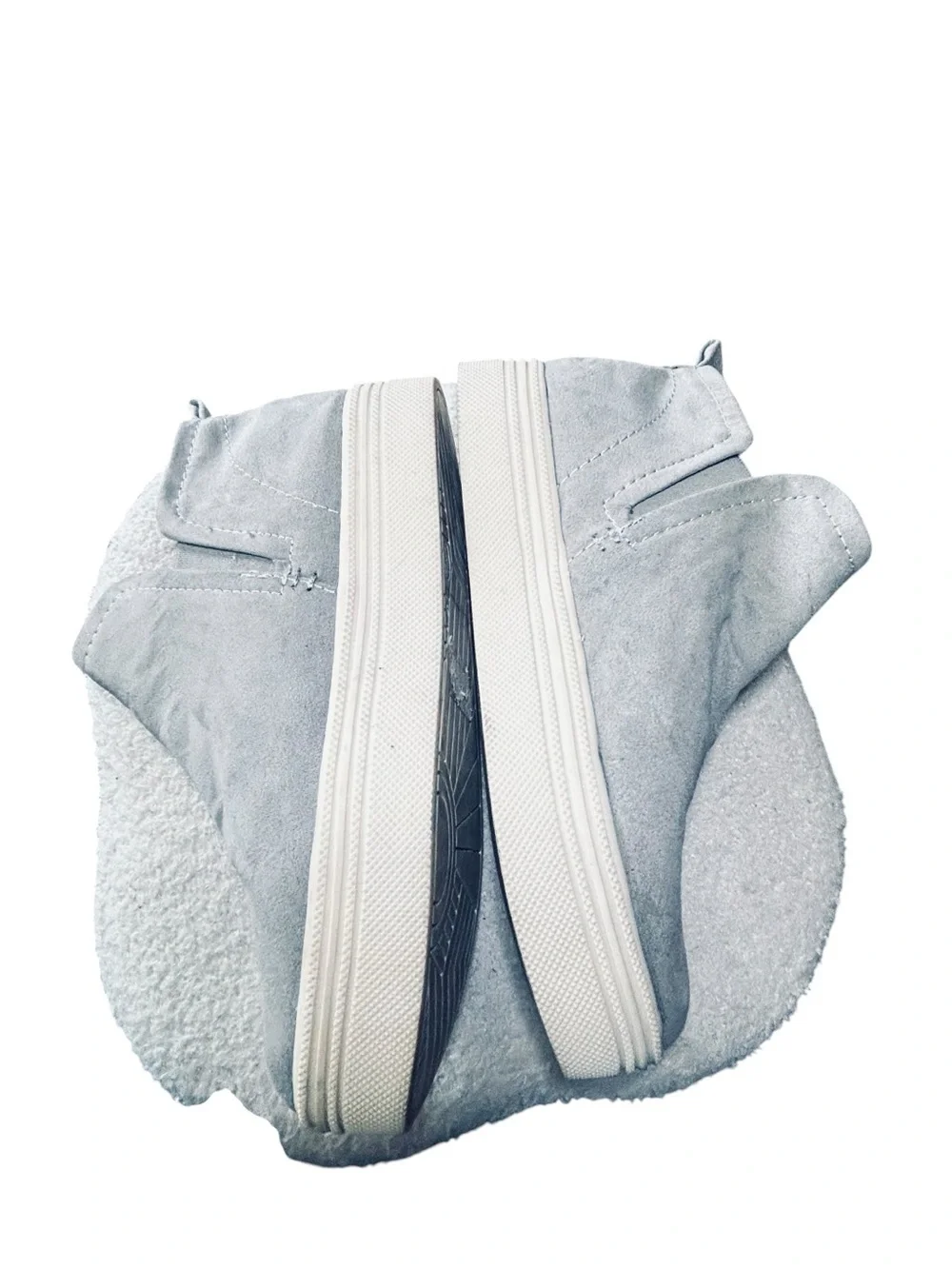 Dolce Vita Women's Light Gray Suede Ankle Booties
